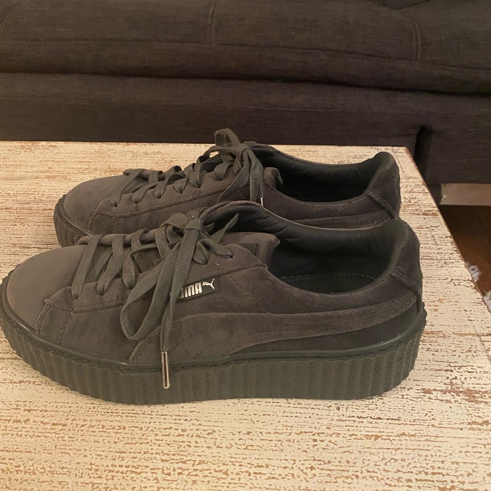 Puma x Fenty Grey Velvet Creepers